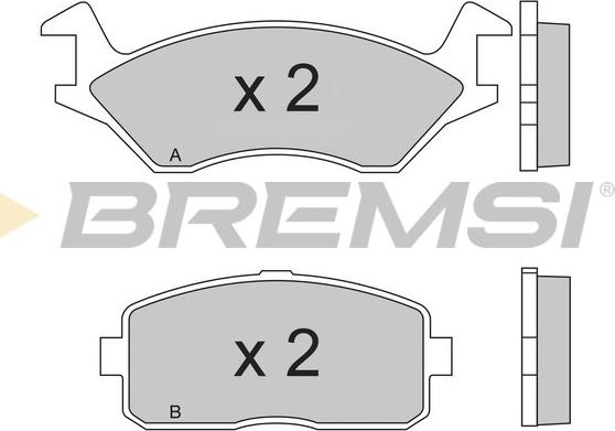 Bremsi BP2189 - Komplet Pločica, disk-kočnica www.molydon.hr