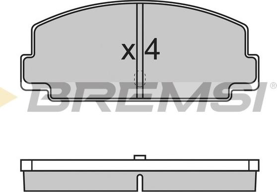 Bremsi BP2137 - Komplet Pločica, disk-kočnica www.molydon.hr