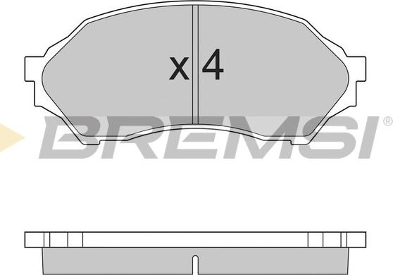 Bremsi BP2895 - Komplet Pločica, disk-kočnica www.molydon.hr