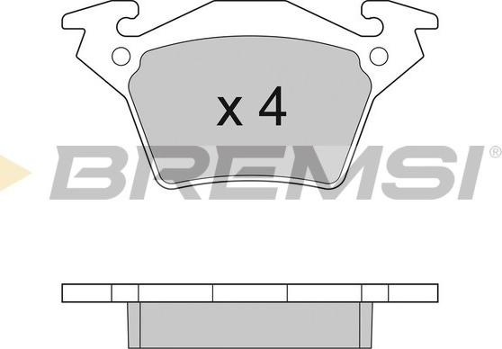 Bremsi BP2880 - Komplet Pločica, disk-kočnica www.molydon.hr