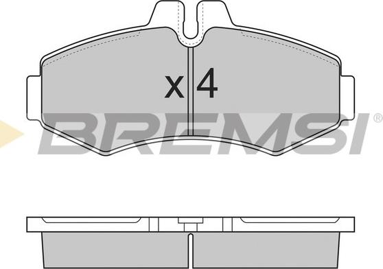 Bremsi BP2821 - Komplet Pločica, disk-kočnica www.molydon.hr