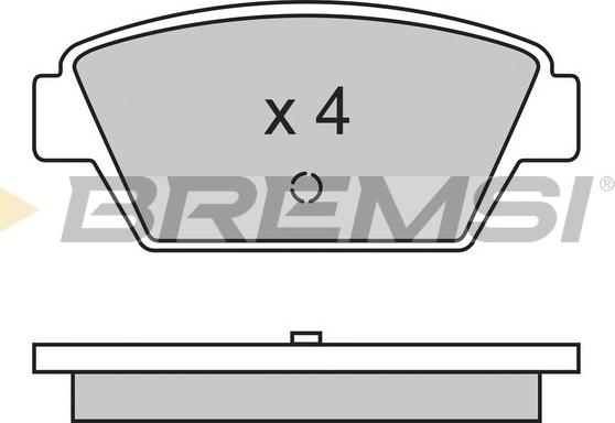 Bremsi BP2330 - Komplet Pločica, disk-kočnica www.molydon.hr