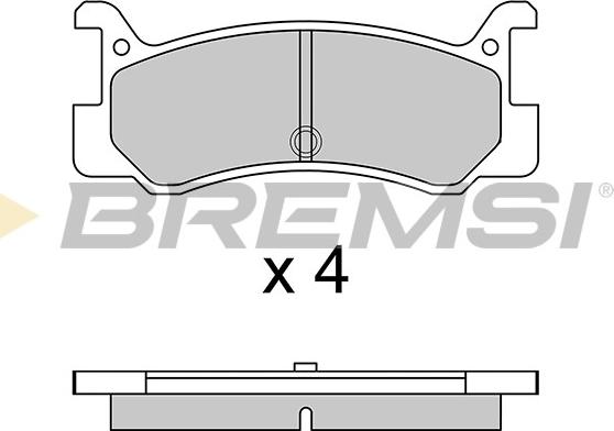 Bremsi BP2328 - Komplet Pločica, disk-kočnica www.molydon.hr