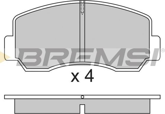 Bremsi BP2296 - Komplet Pločica, disk-kočnica www.molydon.hr