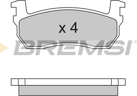 Bremsi BP2259 - Komplet Pločica, disk-kočnica www.molydon.hr