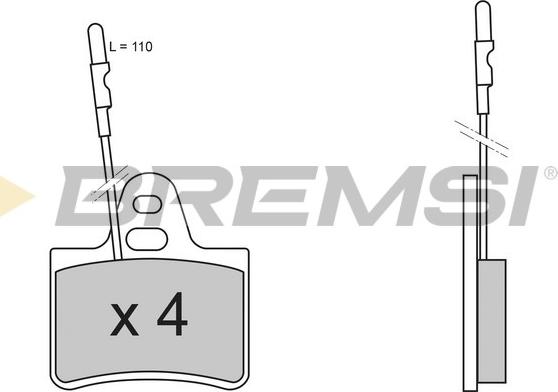 Bremsi BP2214 - Komplet Pločica, disk-kočnica www.molydon.hr