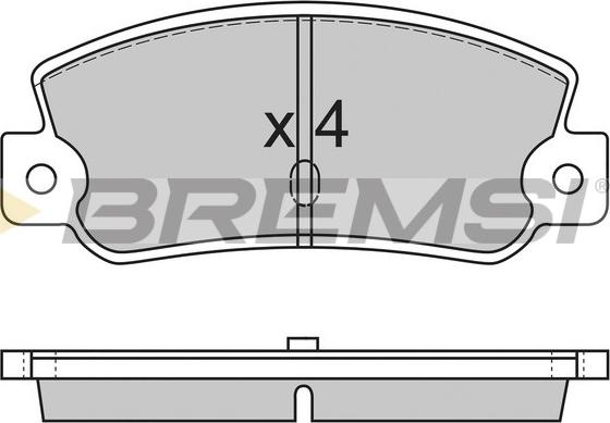 Bremsi BP2212 - Komplet Pločica, disk-kočnica www.molydon.hr