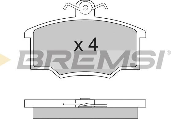 Bremsi BP2281 - Komplet Pločica, disk-kočnica www.molydon.hr