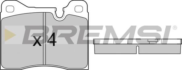 Bremsi BP2221 - Komplet Pločica, disk-kočnica www.molydon.hr