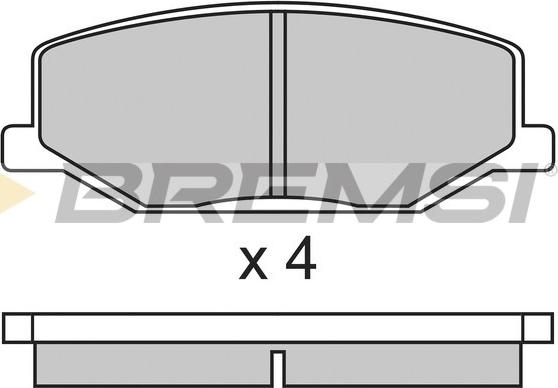 Bremsi BP2278 - Komplet Pločica, disk-kočnica www.molydon.hr