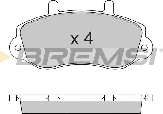 Bremsi BP2767 - Komplet Pločica, disk-kočnica www.molydon.hr