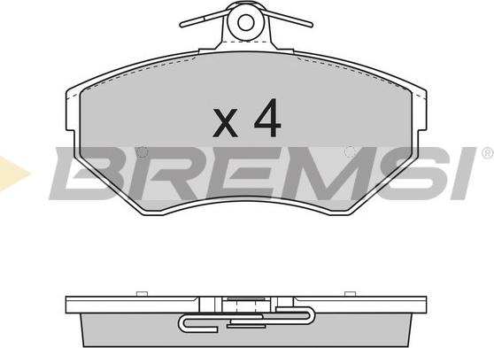 Bremsi BP2730 - Komplet Pločica, disk-kočnica www.molydon.hr