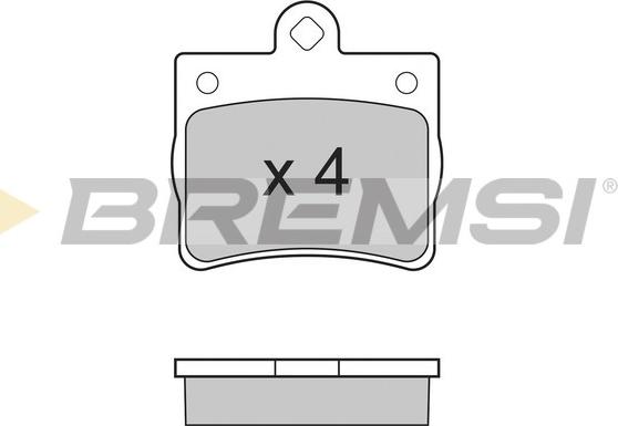 Bremsi BP2771 - Komplet Pločica, disk-kočnica www.molydon.hr