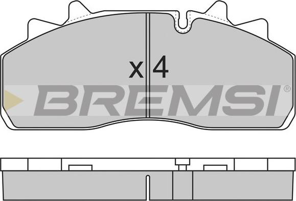 Bremsi BP7318 - Komplet Pločica, disk-kočnica www.molydon.hr