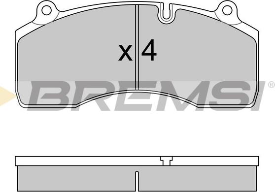 Bremsi BP7333 - Komplet Pločica, disk-kočnica www.molydon.hr