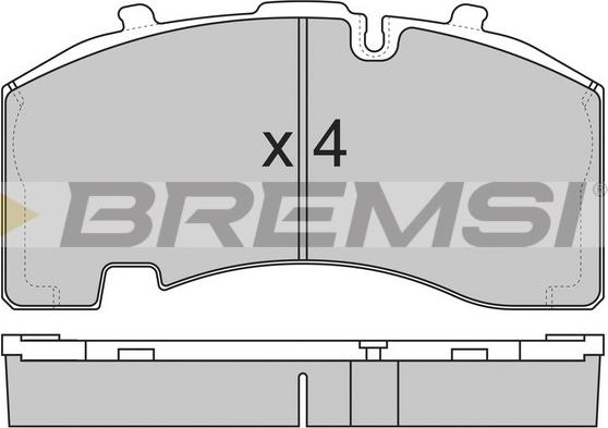 Bremsi BP7322 - Komplet Pločica, disk-kočnica www.molydon.hr