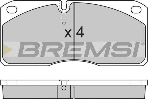 Bremsi BP7258 - Komplet Pločica, disk-kočnica www.molydon.hr