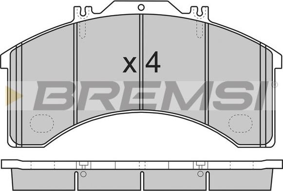 Bremsi BP7252 - Komplet Pločica, disk-kočnica www.molydon.hr