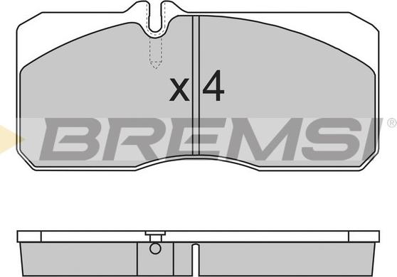 Bremsi BP7267 - Komplet Pločica, disk-kočnica www.molydon.hr