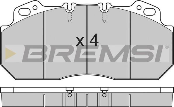 Bremsi BP7280 - Komplet Pločica, disk-kočnica www.molydon.hr