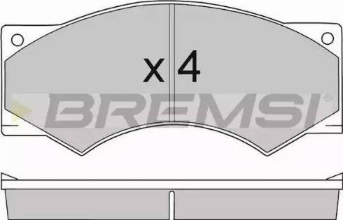 Bremsi BP7231 - Komplet Pločica, disk-kočnica www.molydon.hr