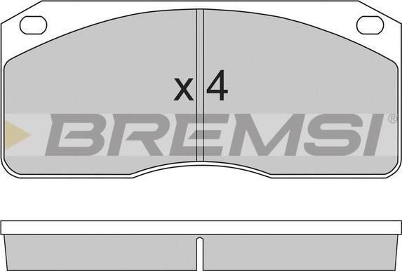 Bremsi BP7238 - Komplet Pločica, disk-kočnica www.molydon.hr