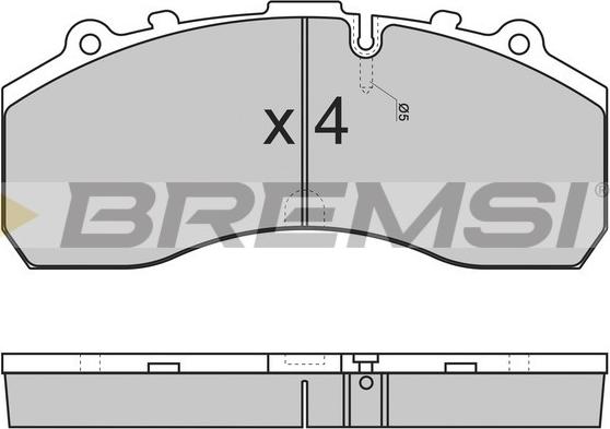 Bremsi BP7278 - Komplet Pločica, disk-kočnica www.molydon.hr