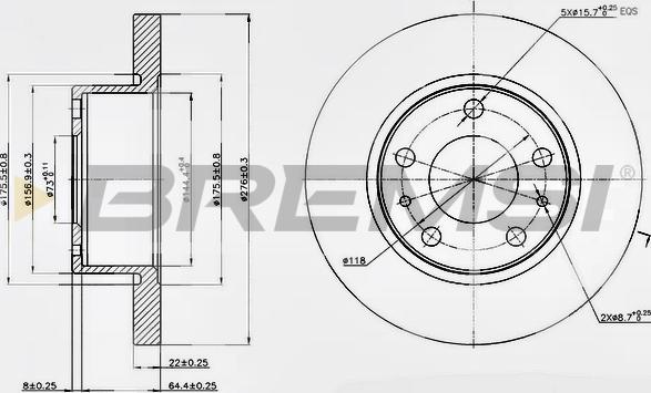 Bremsi CD5194S - Kočioni disk www.molydon.hr