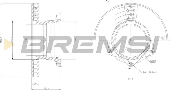 Bremsi CD5164V - Kočioni disk www.molydon.hr