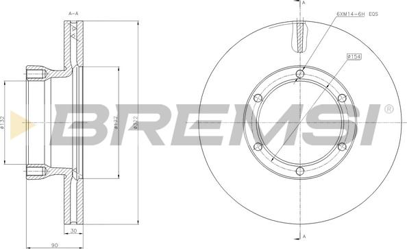 Bremsi CD5130V - Kočioni disk www.molydon.hr