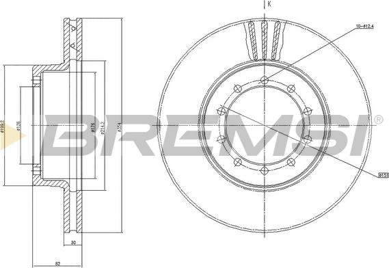 Bremsi CD5126V - Kočioni disk www.molydon.hr