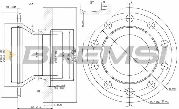 Bremsi CD5337S - Kočioni disk www.molydon.hr