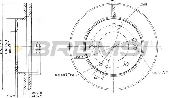 Bremsi CD6993V - Kočioni disk www.molydon.hr