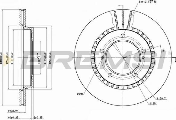 Bremsi CD6979V - Kočioni disk www.molydon.hr