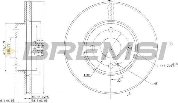 Bremsi CD6975V - Kočioni disk www.molydon.hr