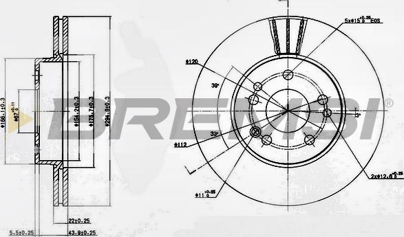 Bremsi CD6457V - Kočioni disk www.molydon.hr