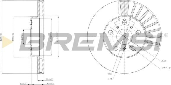 Bremsi CD6403V - Kočioni disk www.molydon.hr