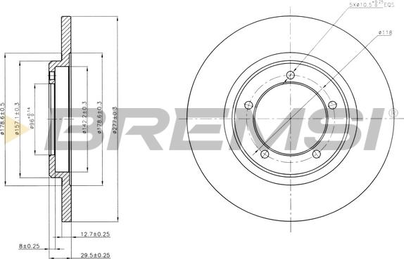 Bremsi CD6419S - Kočioni disk www.molydon.hr