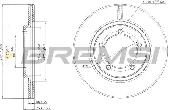 Bremsi CD6420V - Kočioni disk www.molydon.hr