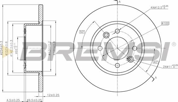 Bremsi CD6478S - Kočioni disk www.molydon.hr