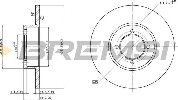 Bremsi CD6541S - Kočioni disk www.molydon.hr