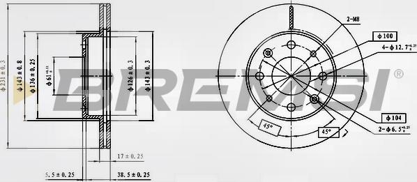 Bremsi CD6571V - Kočioni disk www.molydon.hr