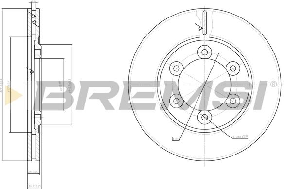 Bremsi CD6602V - Kočioni disk www.molydon.hr