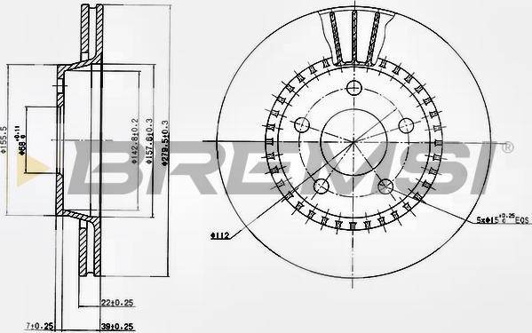 Bremsi CD6190V - Kočioni disk www.molydon.hr