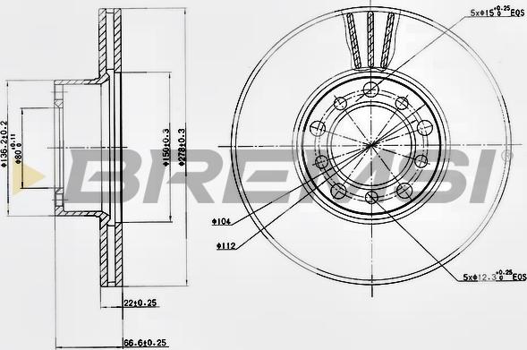 Bremsi CD6142V - Kočioni disk www.molydon.hr