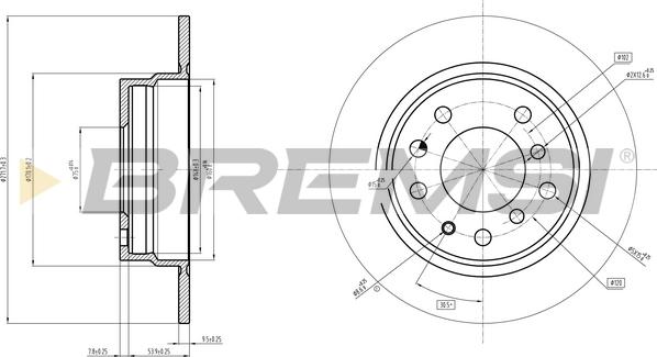 Bremsi CD6165V - Kočioni disk www.molydon.hr