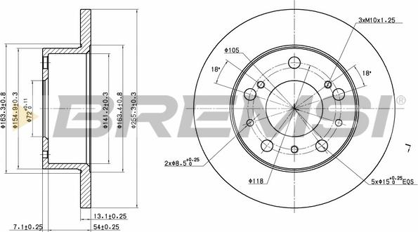 Bremsi CD6117S - Kočioni disk www.molydon.hr