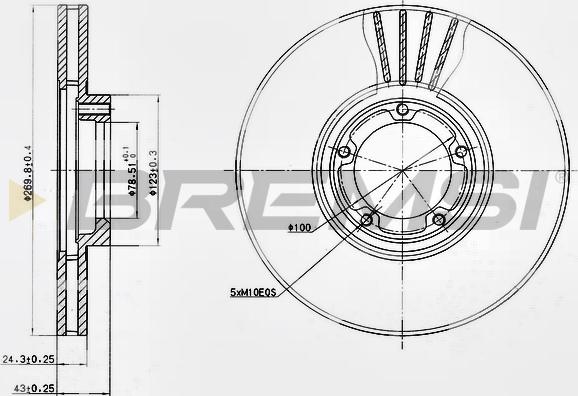 Bremsi CD6849V - Kočioni disk www.molydon.hr