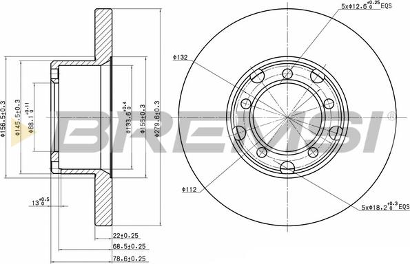 Bremsi CD6853S - Kočioni disk www.molydon.hr