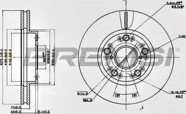 Bremsi CD6883V - Kočioni disk www.molydon.hr